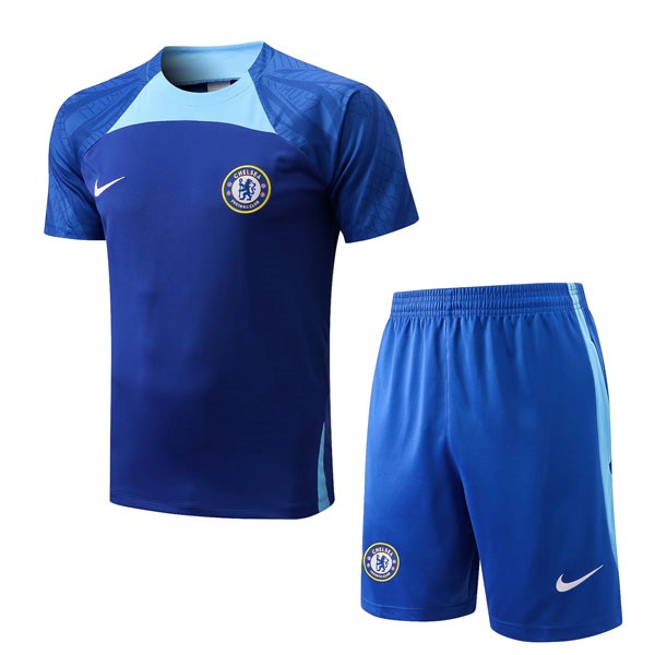 Camiseta Entrenamiento Chelsea Conjunto Completo 2022/23 Azul 2